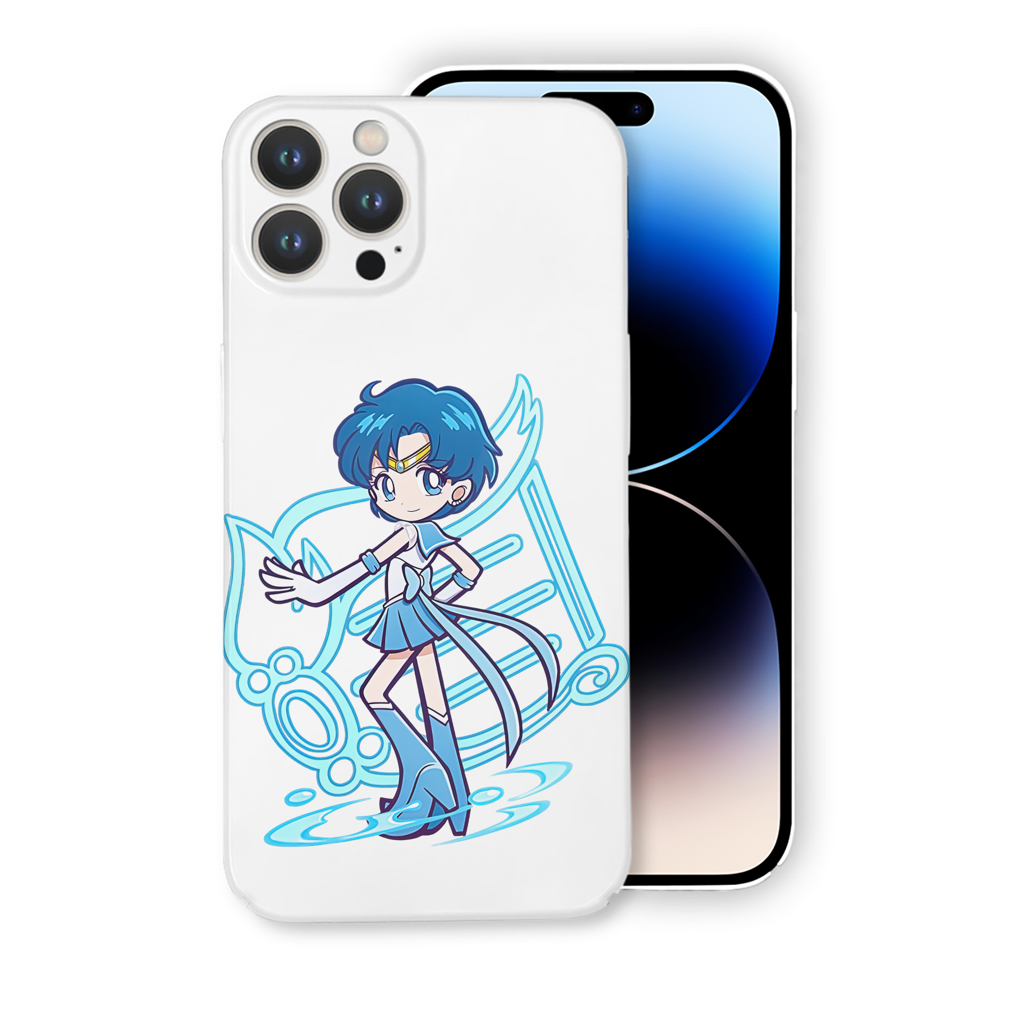 （画像用） 美少女戦士セーラームーン 水野 亜美 みずの あみ Sailor Moon Mizuno Ami 【iPhone 14シリーズ対応】ハードケース